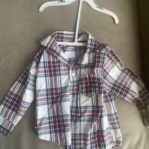 Boys plaid dress shirt